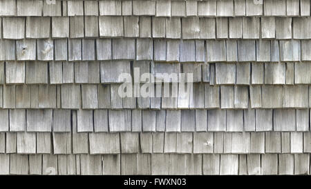 HD seamless pattern, ancient country wooden tiled roof Stock Photo
