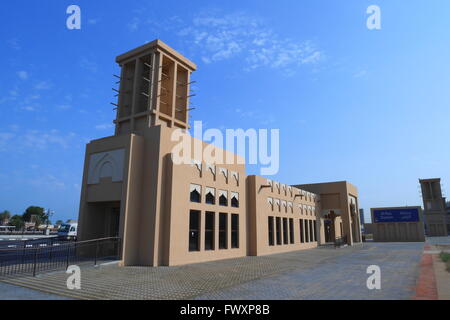 Al Ras Green line Metro Station, Al Ras, Deira, Dubai, United Arab Emirates Stock Photo