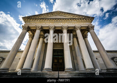 The Scottish Rite Temple of Freemasonry, in Baltimore, Maryland. Stock Photo