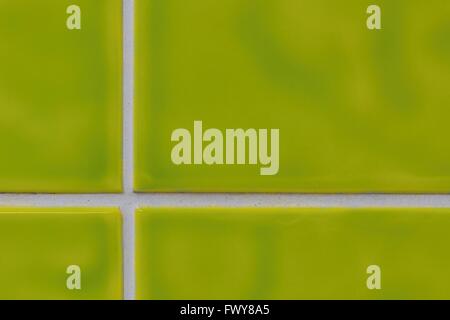 Four green tiles, nice background texture and pattern Stock Photo