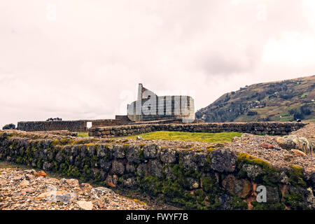 Temple Of The Sun, Ruins Of Ingapirca, Of One The Most Important Historical Attractions In Ecuador, South America Stock Photo