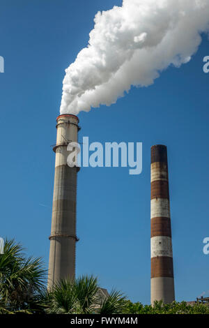 Tampa Electric Big Bend Power Station Home Of The Florida Manatee Viewing Center Near Tampa Bay Florida Stock Photo