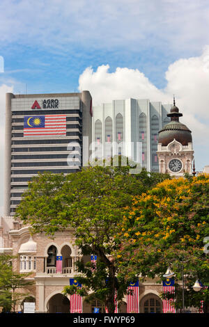 Dataran Merdeka, symbol of Independent Square, Kuala Lumpur, Malaysia Stock Photo