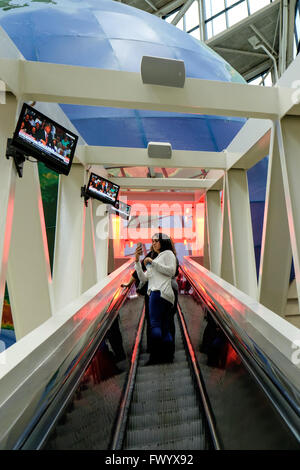 The Inside CNN Studio Tour, Atlanta, Georgia, USA Stock Photo