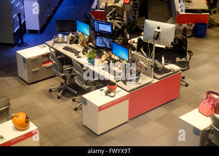 The Inside CNN Studio Tour, Atlanta, Georgia, USA Stock Photo