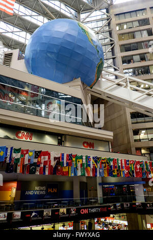 CNN Center, Atlanta, Georgia, USA Stock Photo