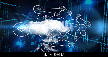 Composite image of smartphone apps icons Stock Photo