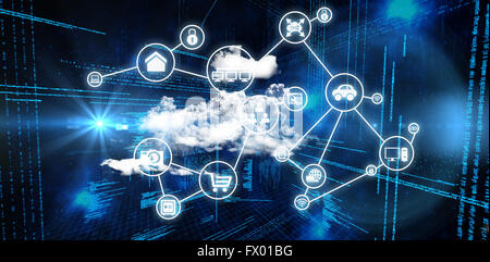 Composite image of smartphone apps icons Stock Photo