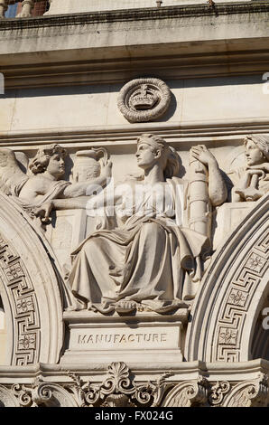 The Foreign and Commonwealth Office occupies a building which originally provided premises for four separate government departments, London Stock Photo