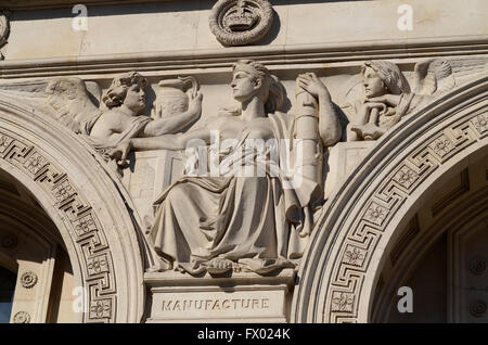 The Foreign and Commonwealth Office occupies a building which originally provided premises for four separate government departments, London Stock Photo