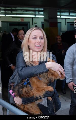 LLiza Schlesinger at 'AOL Build'  Featuring: LLiza Schlesinger Where: Manhattan, New York, United States When: 08 Mar 2016 Stock Photo