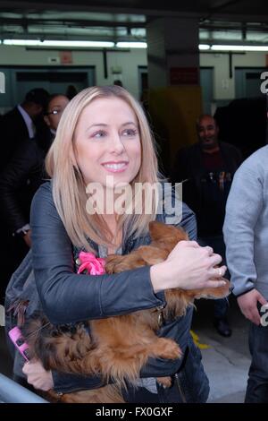 LLiza Schlesinger at 'AOL Build'  Featuring: LLiza Schlesinger Where: Manhattan, New York, United States When: 08 Mar 2016 Stock Photo