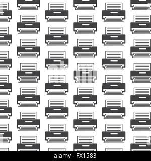 Printer pattern background Stock Vector