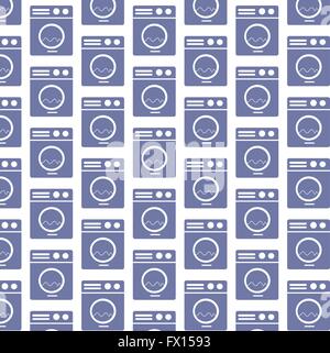 Washing machine pattern background Stock Vector