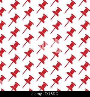 push pin pattern background Stock Vector