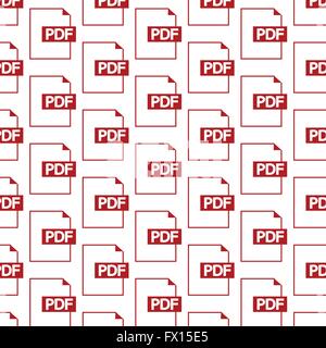 PDF pattern background Stock Vector