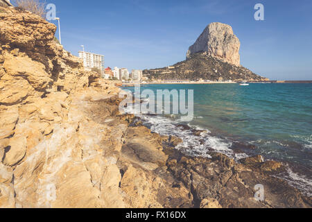 Penon de Ifach in Calpe, Alicante, Spain Stock Photo