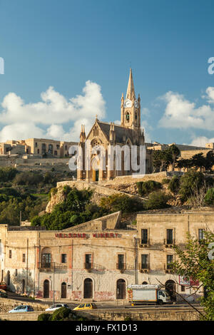 Lourdes Chapel in Mgarr on Gozo, Malta. Stock Photo