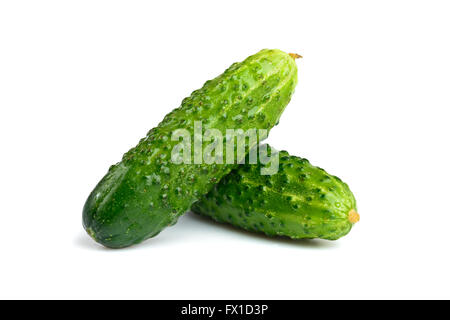cucumbers  isolated on white Stock Photo