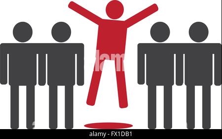 People Icons Think Different Idea Design Stock Vector Image & Art - Alamy