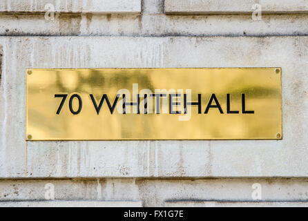 The Cabinet Office and 70 Whitehall is a department of the Government of the United Kingdom Stock Photo
