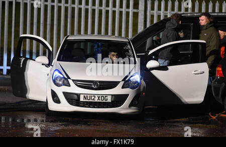 Zayn Malik Seen Filming His New Music Video In Manchester  Featuring: Zayn Malik Where: Manchester, United Kingdom When: 09 Mar 2016 Stock Photo