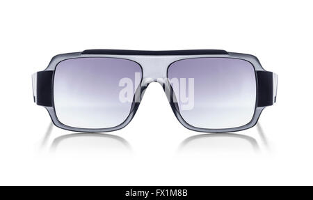 Modern sunglasses isolated on white background. With clipping path Stock Photo