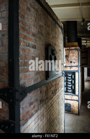 Interior of old brewhouse in Pilsner Urquell Brewery in Pilsen city, Czech Republic Stock Photo