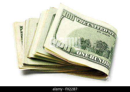 Stack of folded currency Stock Photo - Alamy