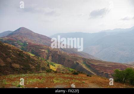 Plateau of Dongshuan, South Yunnan, China, Asia Stock Photo