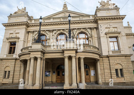 Josef Kajetan Tyl Theatre - main theatre in Pilsen city, Czech Republic Stock Photo