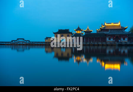 Jinxi ancient town in Suzhou city near Shanghai Stock Photo