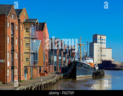 Trawler, the Arctic Corsair, moored on the River Hull, Hull, East Riding of Yorkshire, Humberside, England UK Stock Photo
