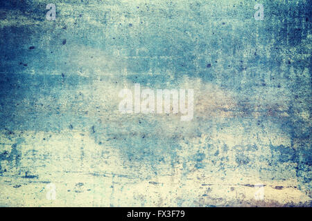Blue colored grunge texture background Stock Photo