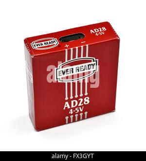 Ever Ready 6 volt battery Stock Photo - Alamy