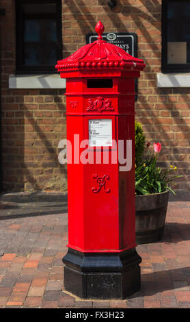 Victorian Post Box Gloucester Docks Stock Photo