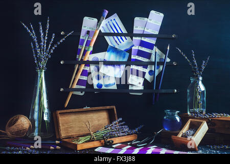 Shades Of Lavender Stock Photo - Alamy