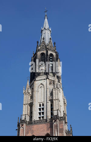 Tower of the new Church in Delft, Holland Stock Photo