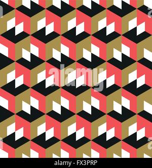Seamless Geometric Pattern. Abstract geometric background design. Vector illustration. Stock Vector
