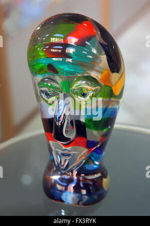 Sample of Murano glass artwork in a shop in Murano island, Venice, Veneto, Italy. Stock Photo