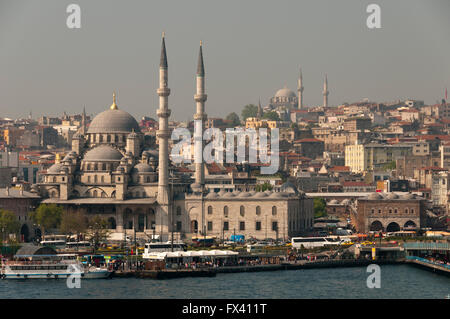 The Yeni Camii, The New Mosque or Mosque of the Valide Sultan Stock Photo