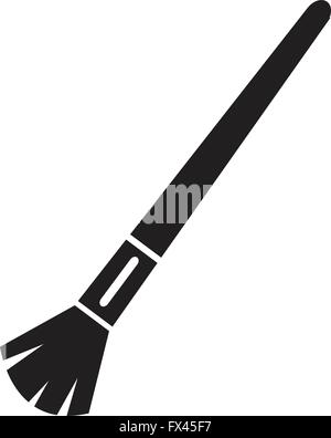 Cosmetic Brush Icon Illustration design Stock Vector