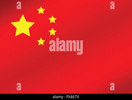 China flag themes idea Stock Vector