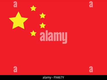 China flag themes idea Stock Vector
