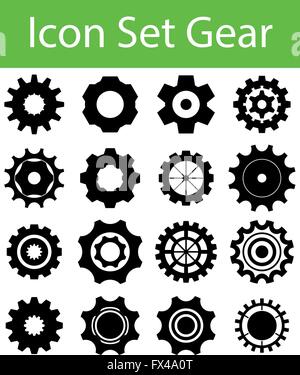 Icon Set Coffee I with 16 icons for different purchase in web und graphic design Stock Vector