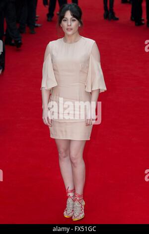London, UK. 11th Apr, 2016. Phoebe Fox at UK Film Premiere of ‚Äú Eye In The Sky ‚Äù in London 11/04/2016 Credit:  dpa picture alliance/Alamy Live News Stock Photo