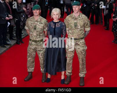 London, UK. 11th Apr, 2016. Helen Mirren at UK Film Premiere of ‚Äú Eye In The Sky ‚Äù in London 11/04/2016 Credit:  dpa picture alliance/Alamy Live News Stock Photo