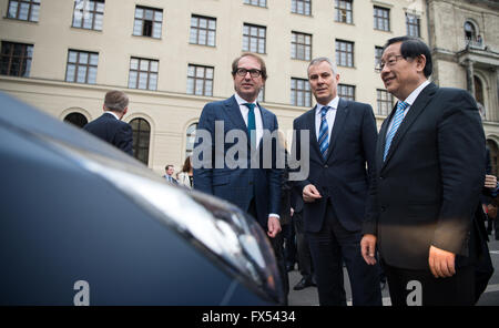 Berlin, Germany. 12th April, 2016. German Minister of Transport ...