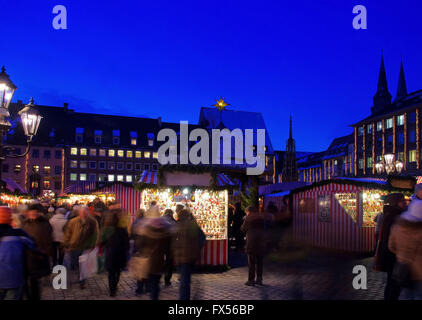 Nürnberg Weihnachtsmarkt - Nuremberg christmas market 04 Stock Photo