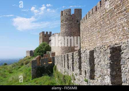 Santiago do Cacem Burg - Santiago do Cacem castle 02 Stock Photo